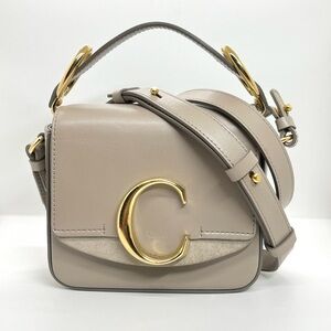 Chloé Beige Leather Shoulder Bag